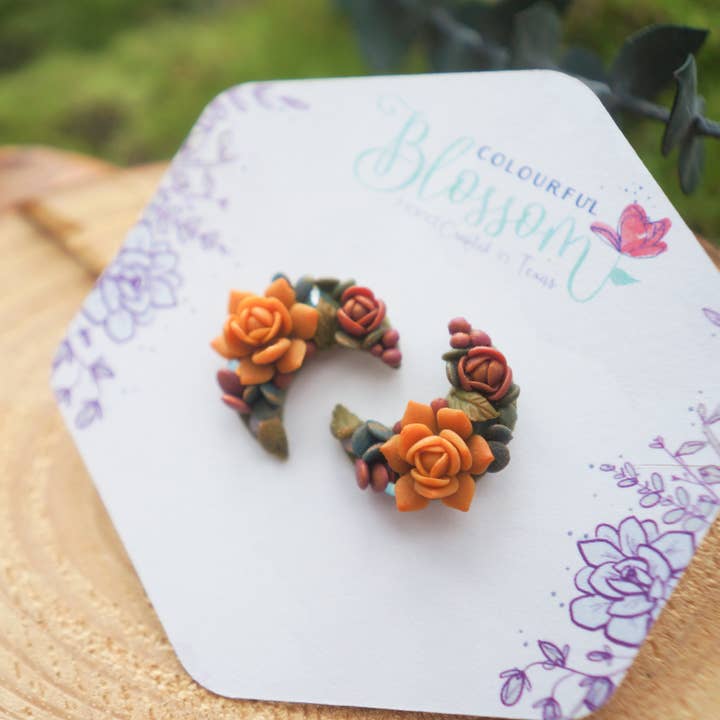 Luna Stud Øreringe - Marigold for engroshandel hos Colourful Blossom