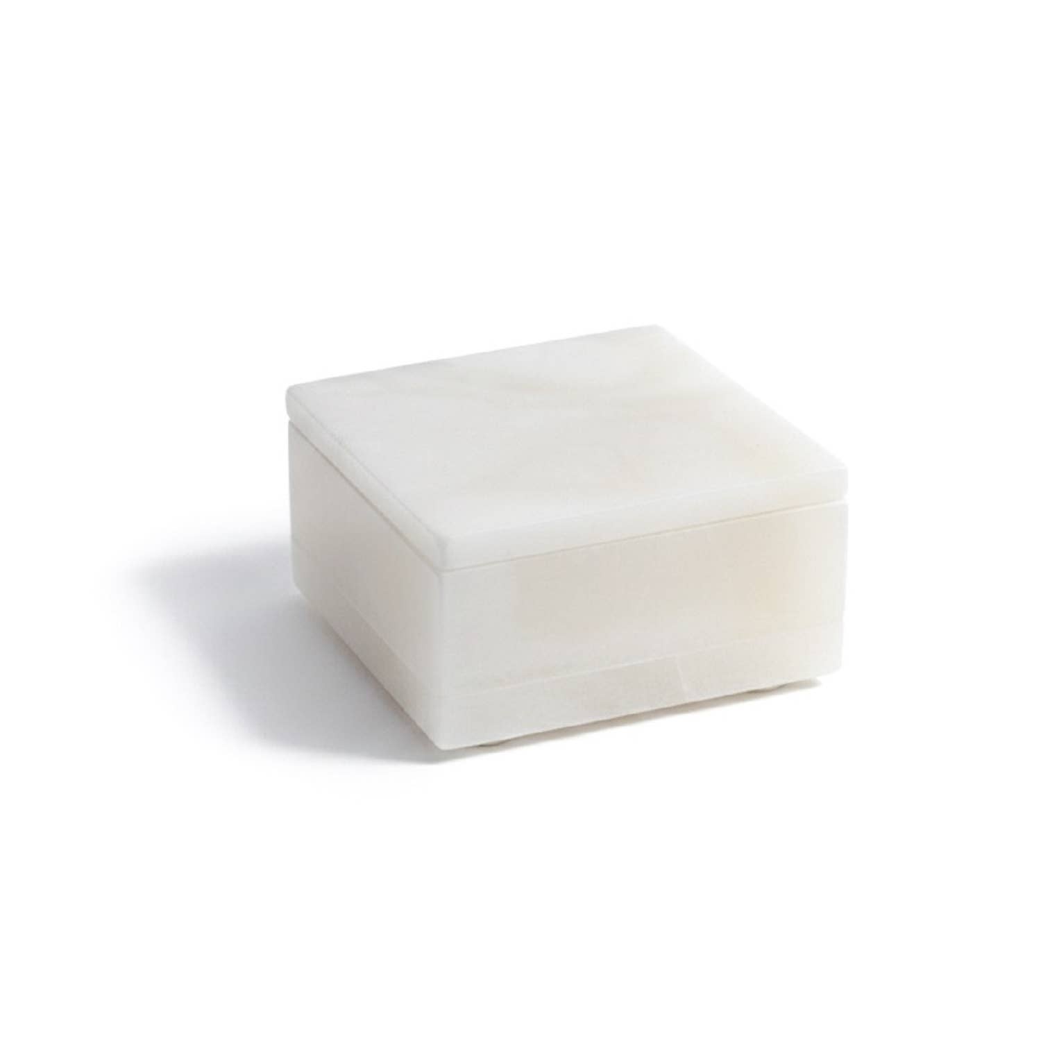 BIDKhome - Wholesale Decorative Tabletop Object - Sm. Alabaster Square Box8
