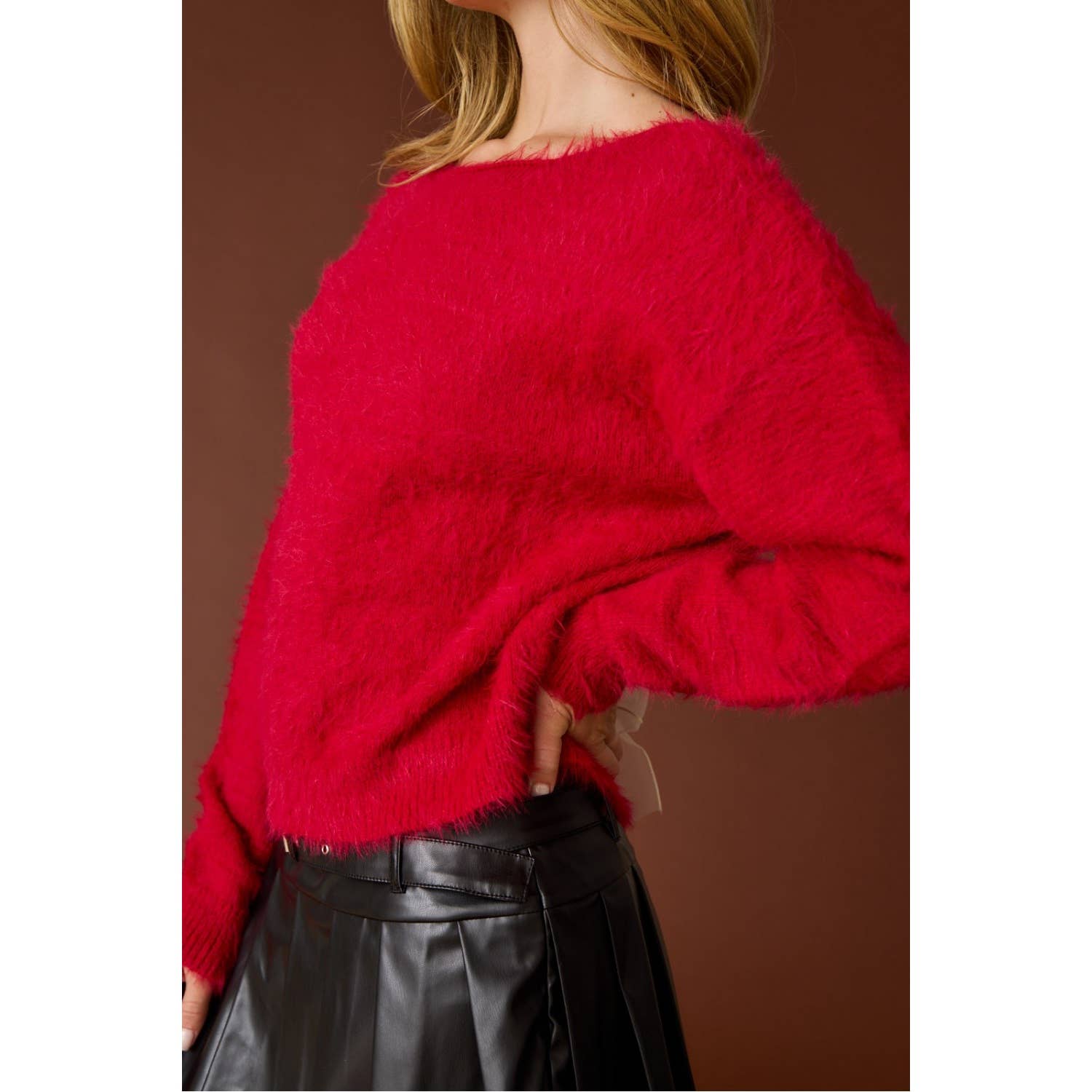 Apolline - Vente Pull en maille – femme - Pull à nœud Aria3