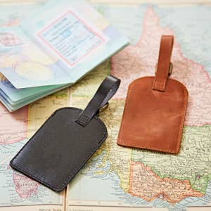 Leather Luggage Tags – Espacio Handmade