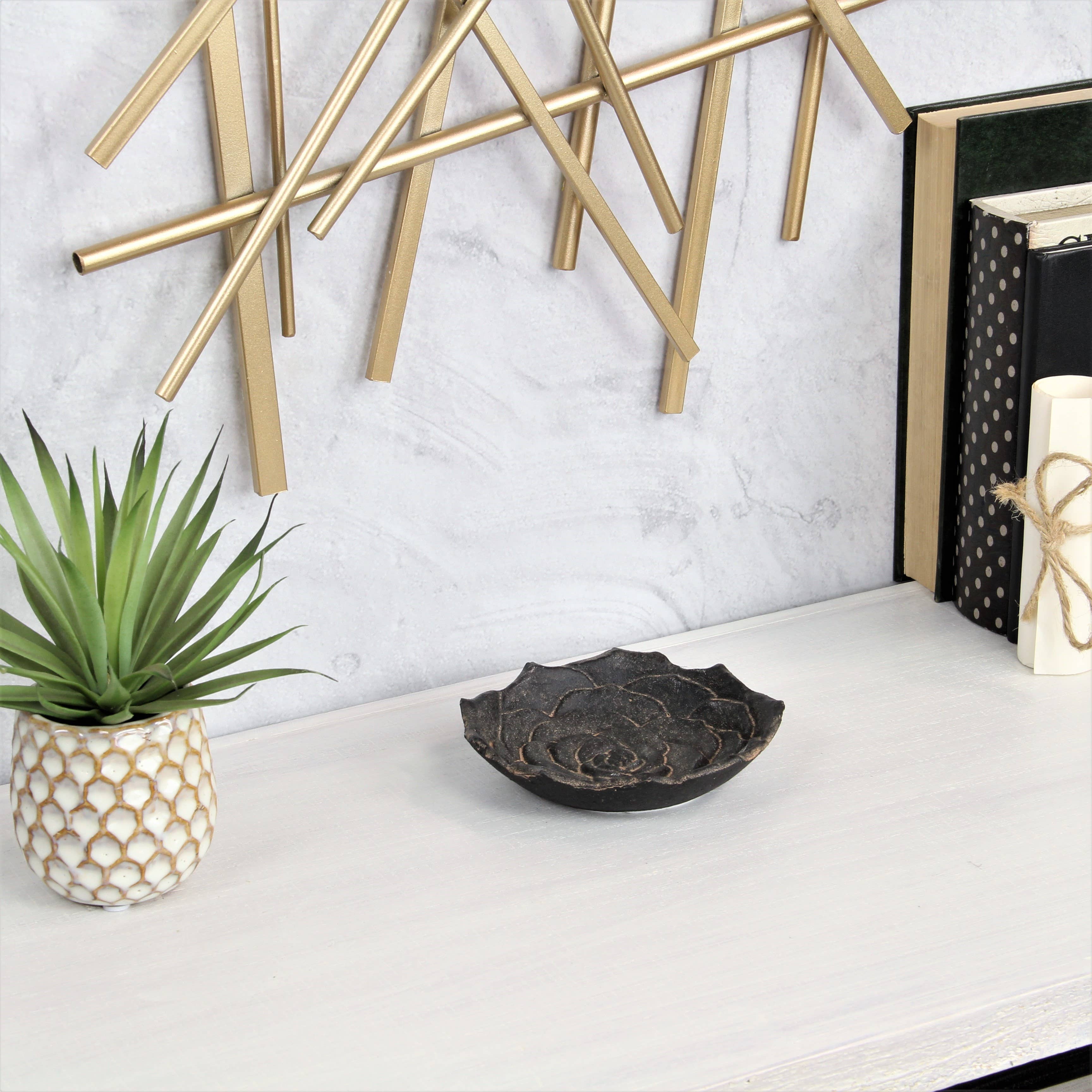 Cheungs Home Decor – wholesale Dekorativt bordsobjekt – Ellis gjutjärn bordsdekor - Lotus6