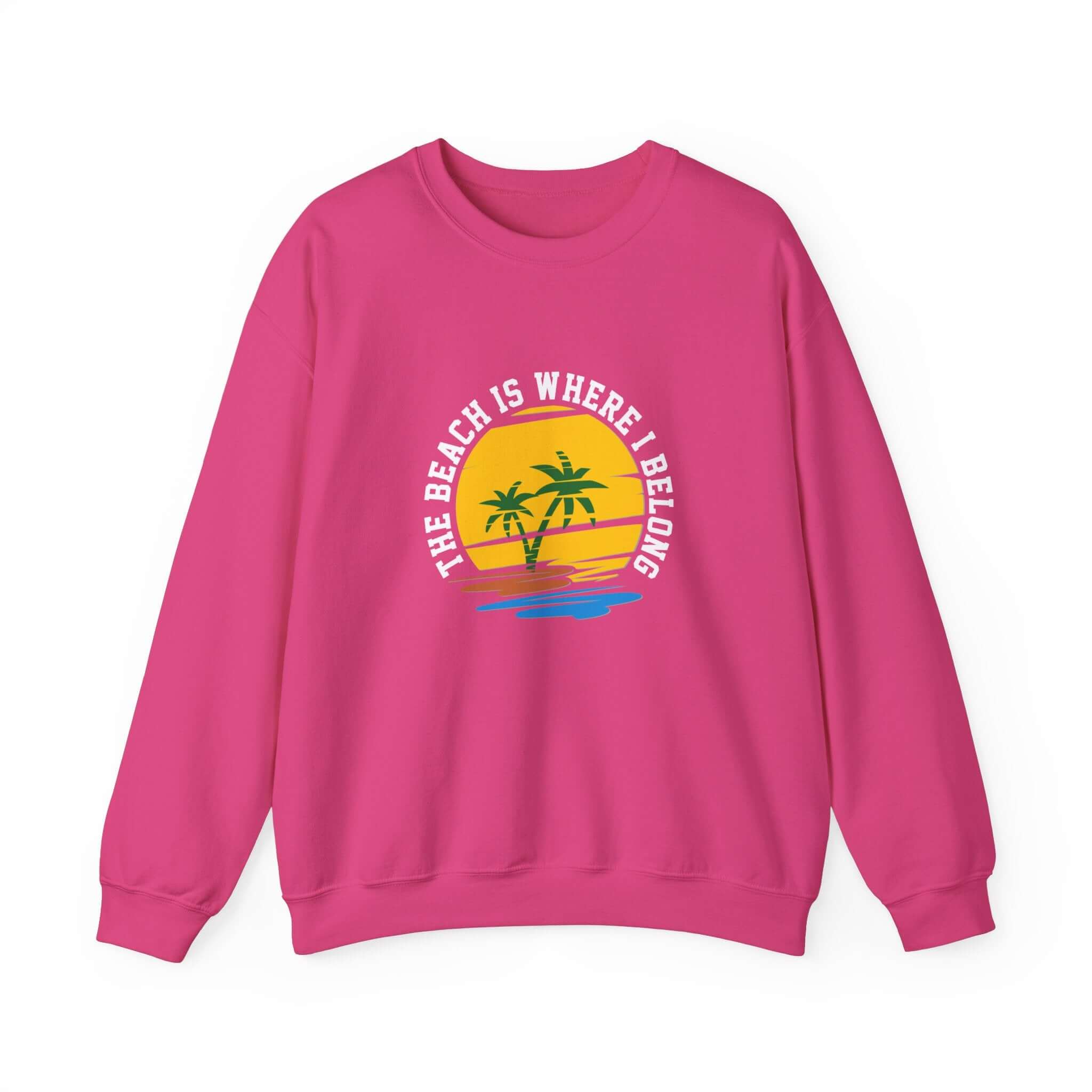 RC'nSONS - Vente Sweat-shirt à imprimés – unisexe - Le sweat-shirt unisexe "La plage est mon endroit"8