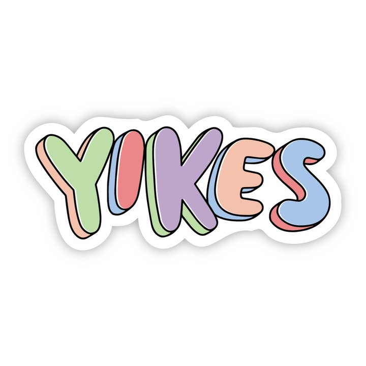 Big Moods - Wholesale Sticker - Yikes Multi Color Aesthetic Sticker