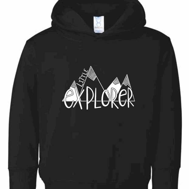 T-shirt Graphique Petit Explorateur pour Tout-Petit A89 pour la vente par Tron Tron Graphic Wear