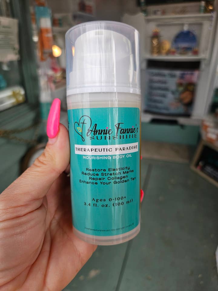 Nourishing Body Oil for wholesale by Annie Fannie's Sunshine LLC