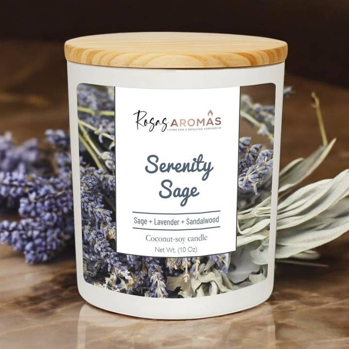 Salvia Serenità (10oz) per la vendita all'ingrosso da parte di Rosas Aromas