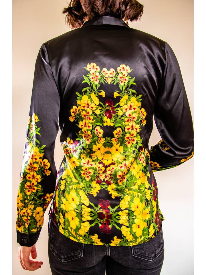 Trisha Paterson Collection - Wholesale Blouse – Women’s - Elixir Charmeuse Silk Blouse4