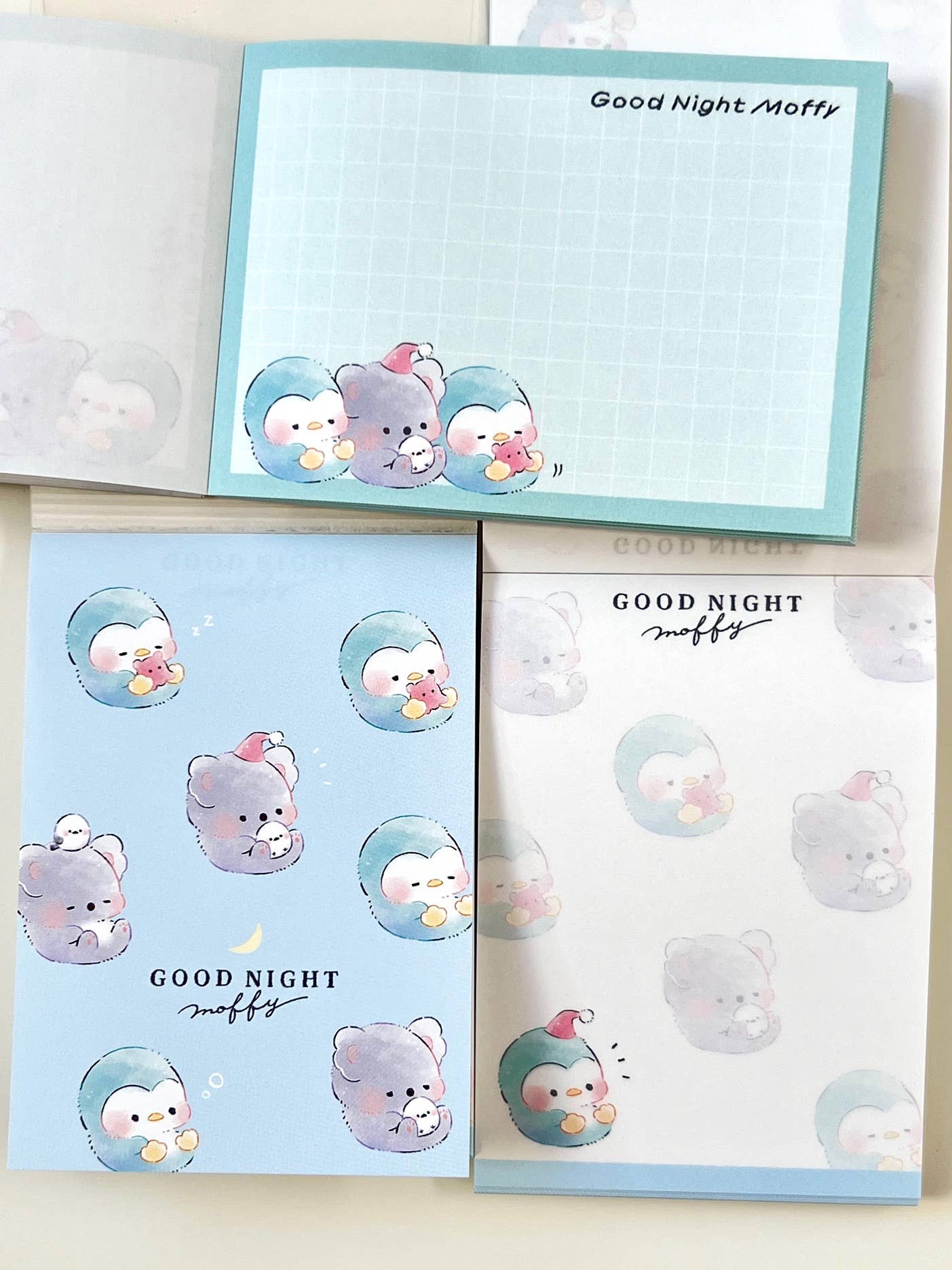 BCmini - Wholesale Notepad - 211703 Kamio Bear Penguin Good Night Mini Notepad-101