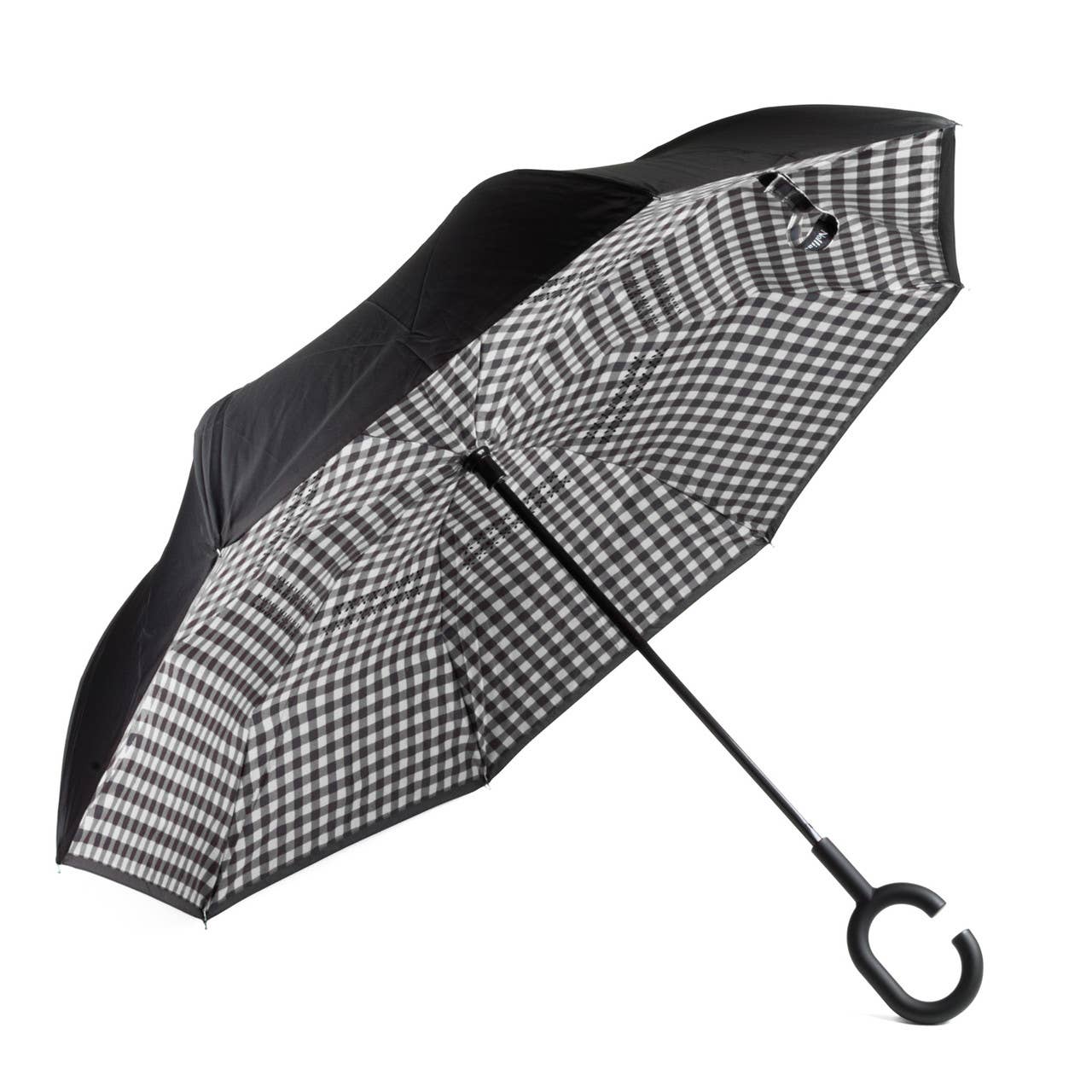 Selini New York - Wholesale Umbrella - Unisex - Inverted Gingham Checkered Umbrella0