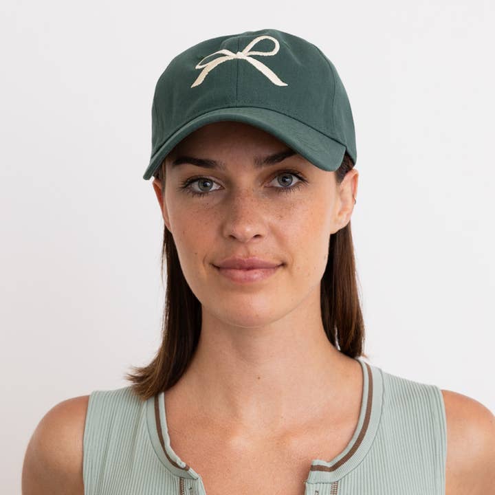 Leto Accessories - Wholesale Baseball Cap - Women's - Bow Ribbon Embroidered Baseball Cap🎀⚾️
