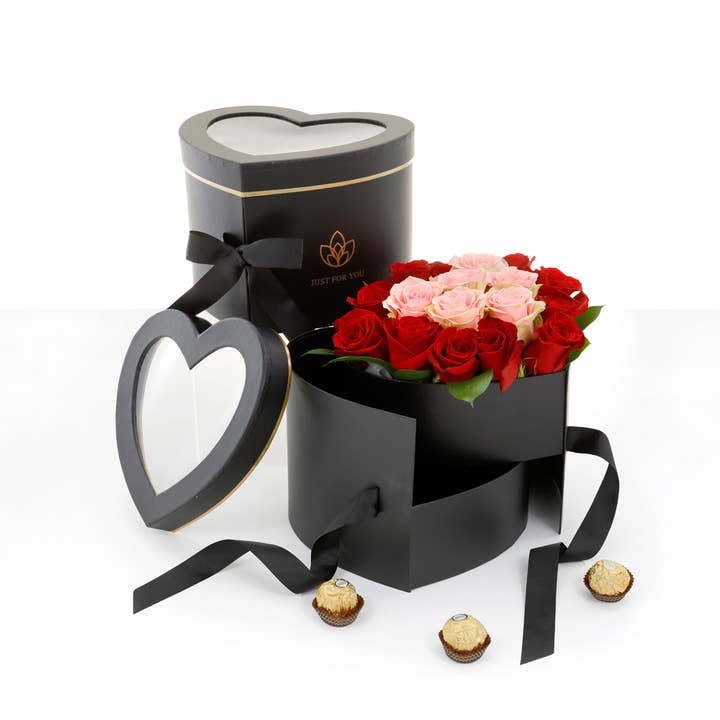 UNIKPACKAGING - Wholesale Gift Box - Double-Layer Heart Box with Liner for Gifts & Flowers