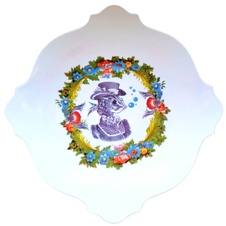 Neptunia | Middagstallerken | Håndemaljeret for engroshandel hos Le Puppet Regime