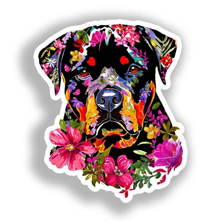 Autocolante de Cão Rottweiler # A018050 por atacado de Yoonek Graphics