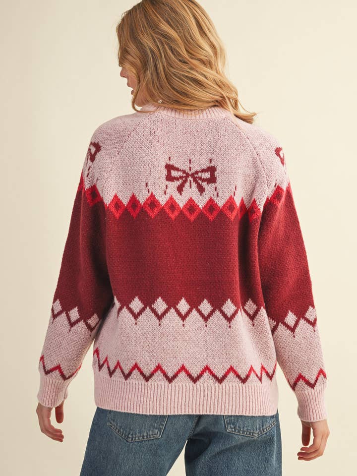 &MERCI - Wholesale Knit Sweater - Women's - DOG MOTIF SWEATER PULLOVER MSW1122220