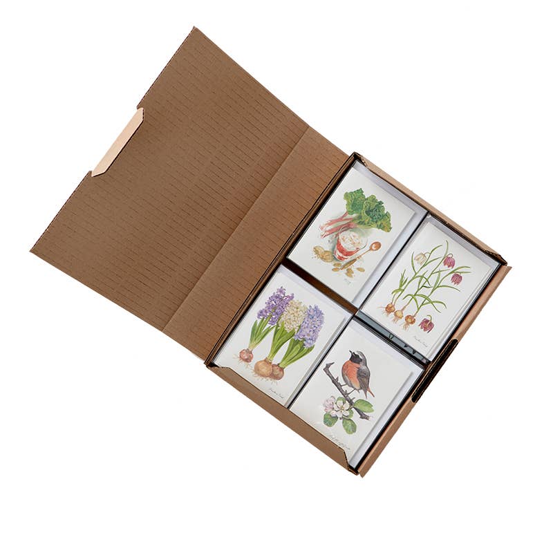 Koustrupco – Engroshandel Brevpapir/sæt med noteskort – Sommer minikort - blanding af smukke minikort med kuverter12