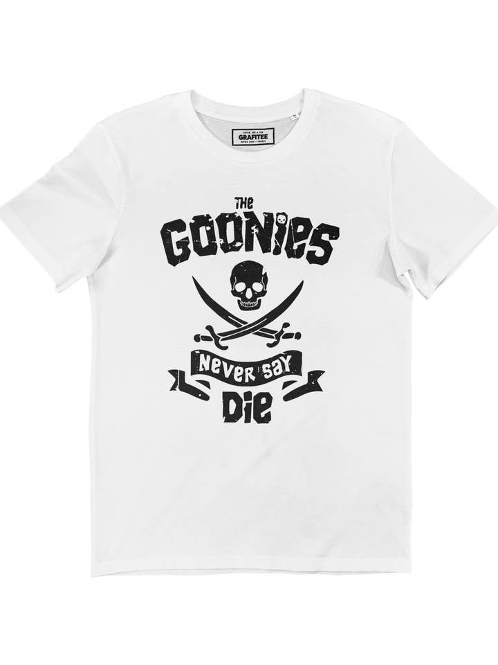 Goonies Never Say Die Tee - The Goonies Film Tee for wholesale by Grafitee