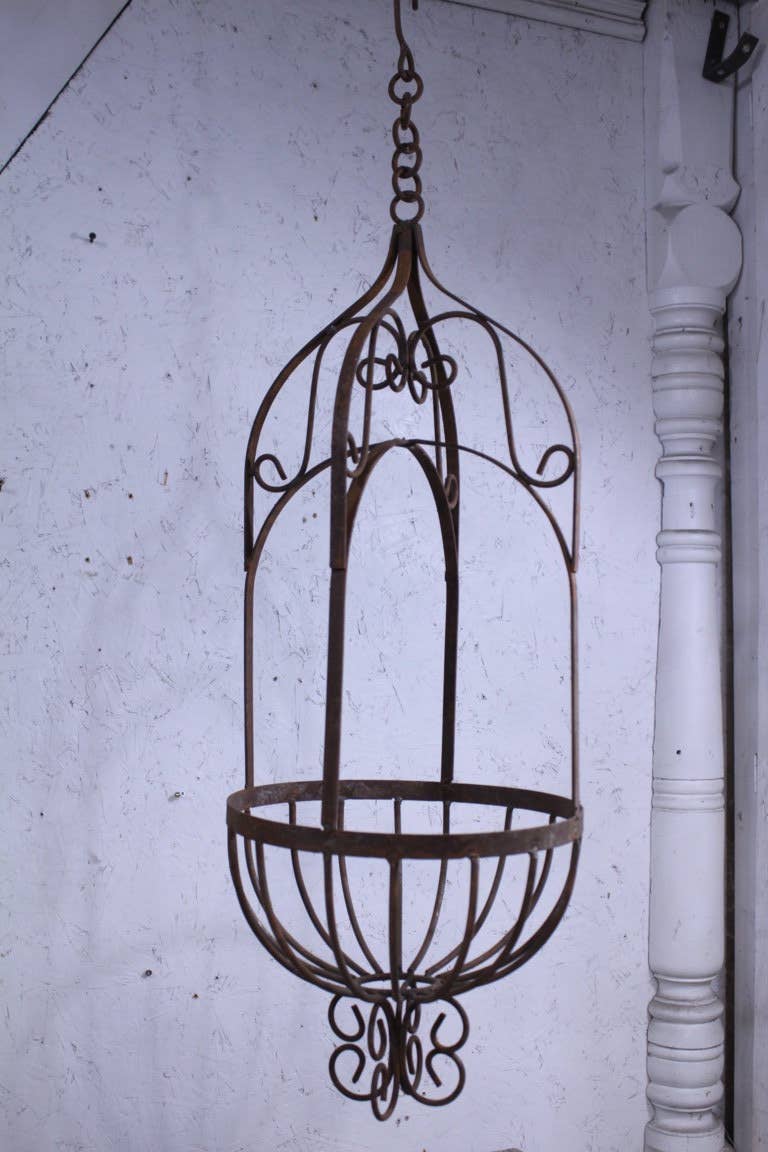 Garden Iron And More - Wholesale Hanging Planter - Sold Steel Hanging Victorian Basket3