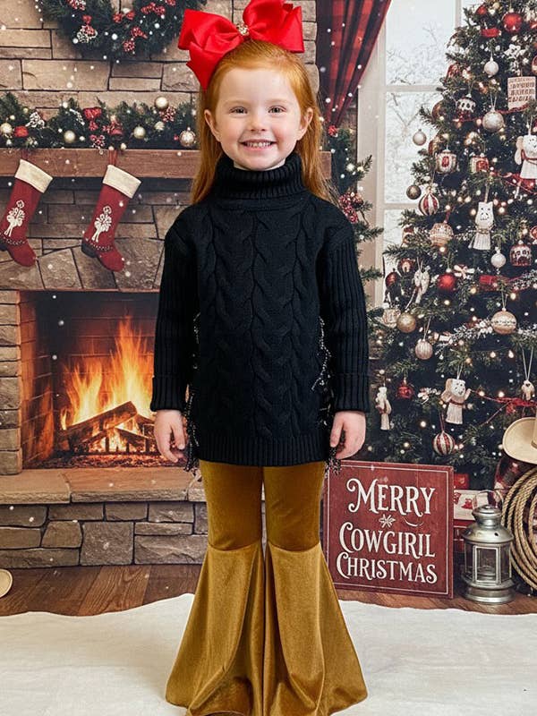 Brown velvet bell bottoms DLH2538 for wholesale by luluclothes