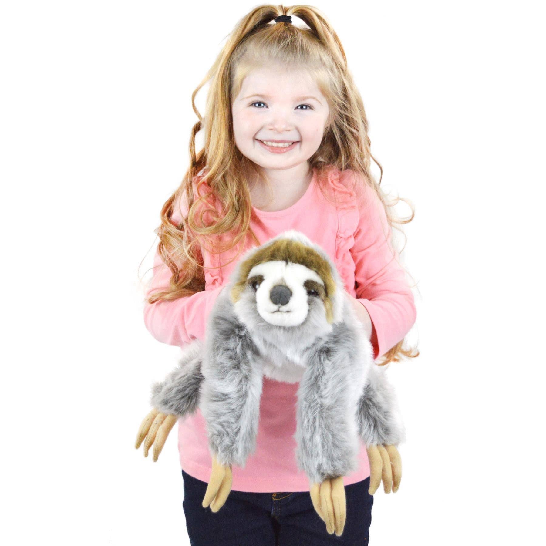VIAHART Toy Co. - Vente Peluche – enfant et bébé - Siggy le bébé paresseux à trois doigts | Peluche en peluche de 9 pouces1