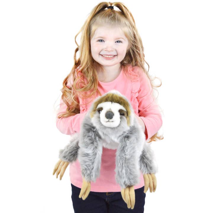VIAHART Toy Co. - Wholesale Stuffed/Plush Toy - Kids & Baby - Siggy The Threetoed Sloth Baby | 9 Inch Stuffed Animal Plush1