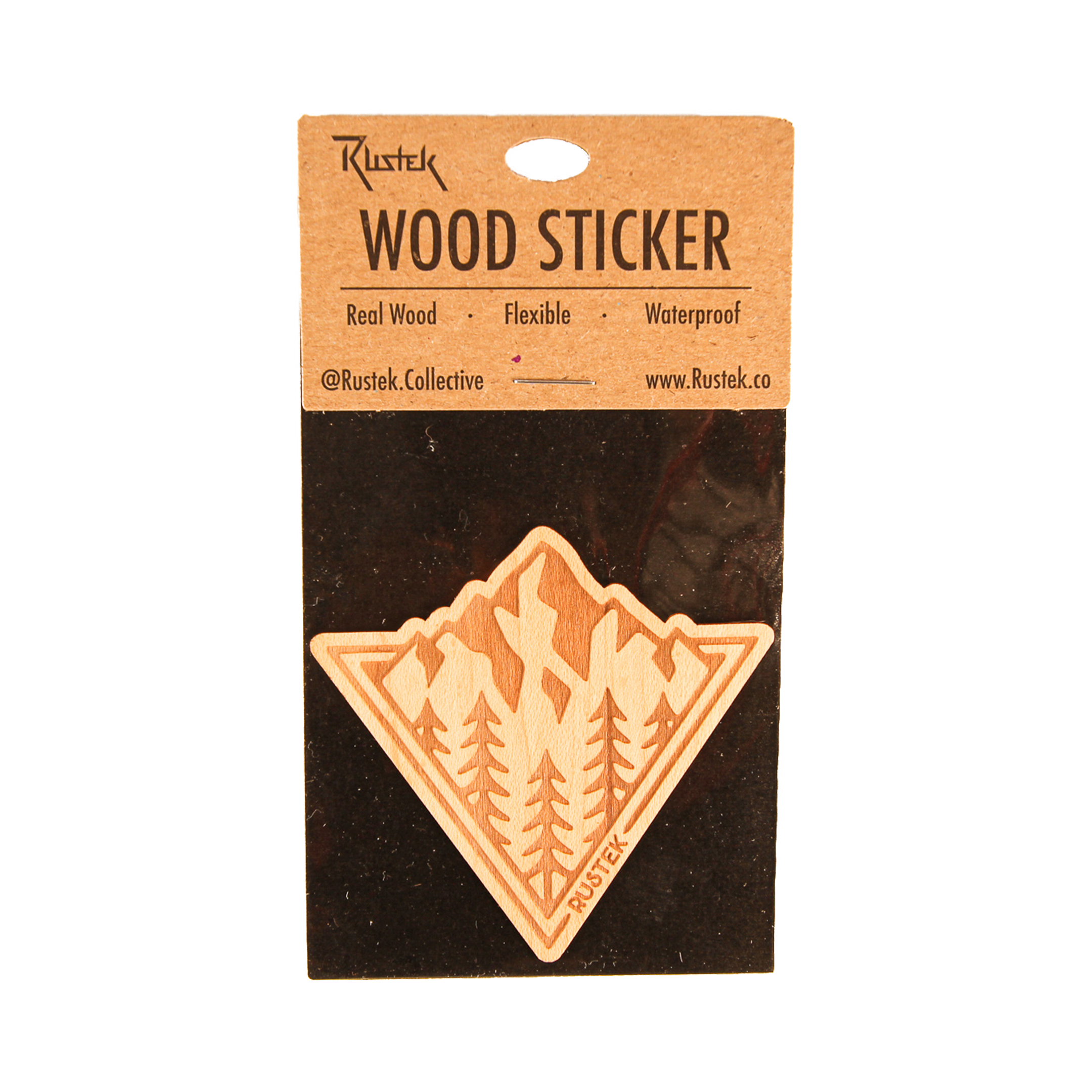 Rustek Collective – Großhandel Aufkleber – Peaking Holz Aufkleber1