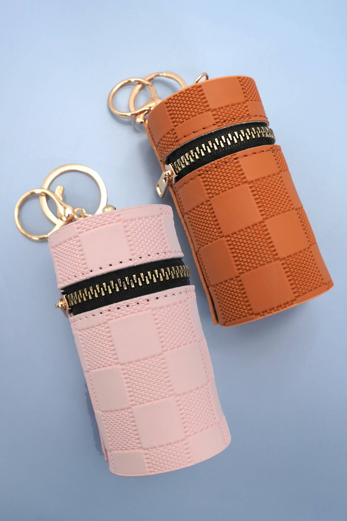 JOSSLYN by wall to wall - Vente Porte-clés – femme - Porte-clés tendance en cuir vegan en forme de sac rond lèvres | 40KC1361