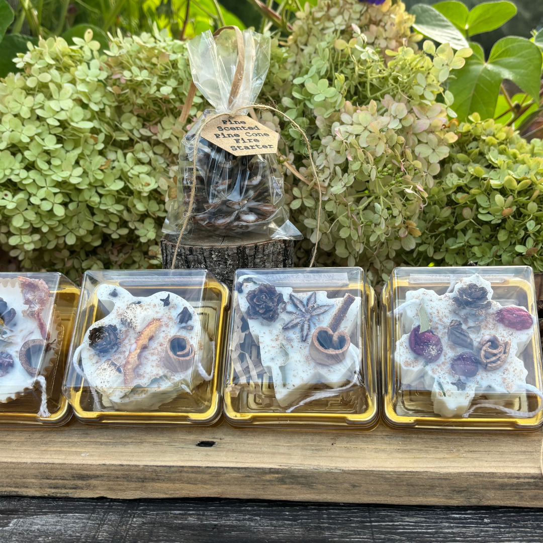 Mana Market Co. - Wholesale Lighter - Snowflake Fire Starter Scented Sachet & Wax Melt12