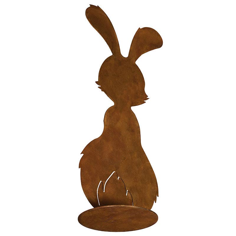 Rostikal - Wholesale Outdoor Ornament/Decor - Rust decoration Easter bunny “Berti” | Easter decoration bunny for the garden1