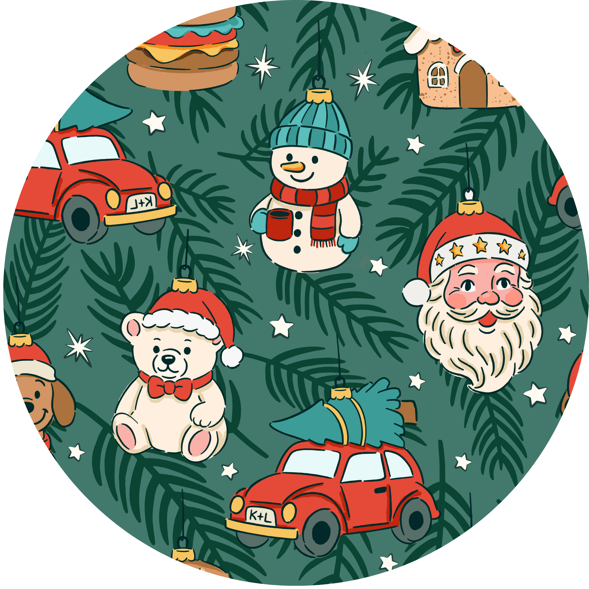 Kiki + Lulu - Vente Grenouillère – bébé - Deck The PJs Combinaison Convertible avec Pieds6