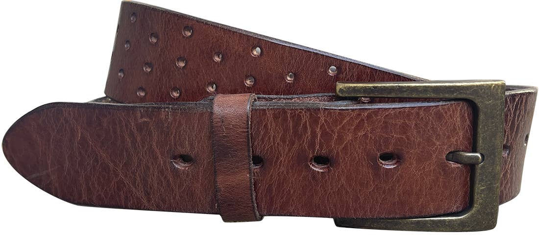 Embrazio – Engroshandel Bælte - Dame – PERFORATA Buet Håndlavet læderbælte7