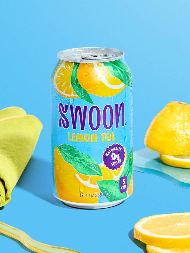 Swoon Zero Sugar Lemon Tea 12pk for wholesale by Swoon