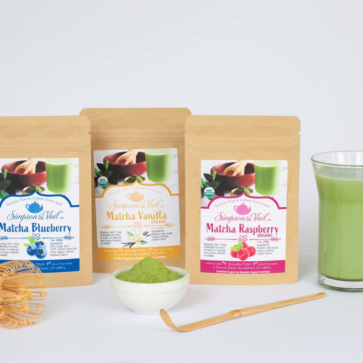 Simpson & Vail - Vente Thé en vrac - Thé vert en poudre Matcha - Vanille, Bio1