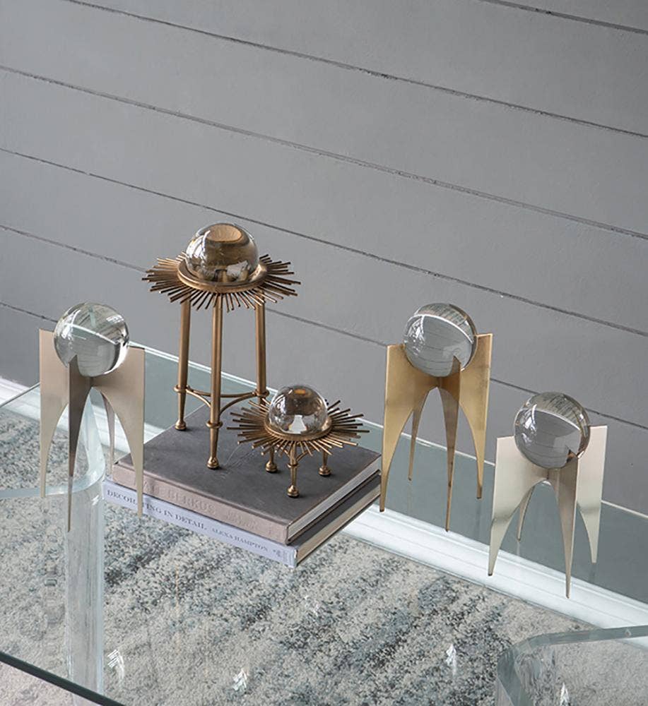 A&B Home Group Inc. - Wholesale Decorative Tabletop Object - S/3 Crystal Ball On Stand4