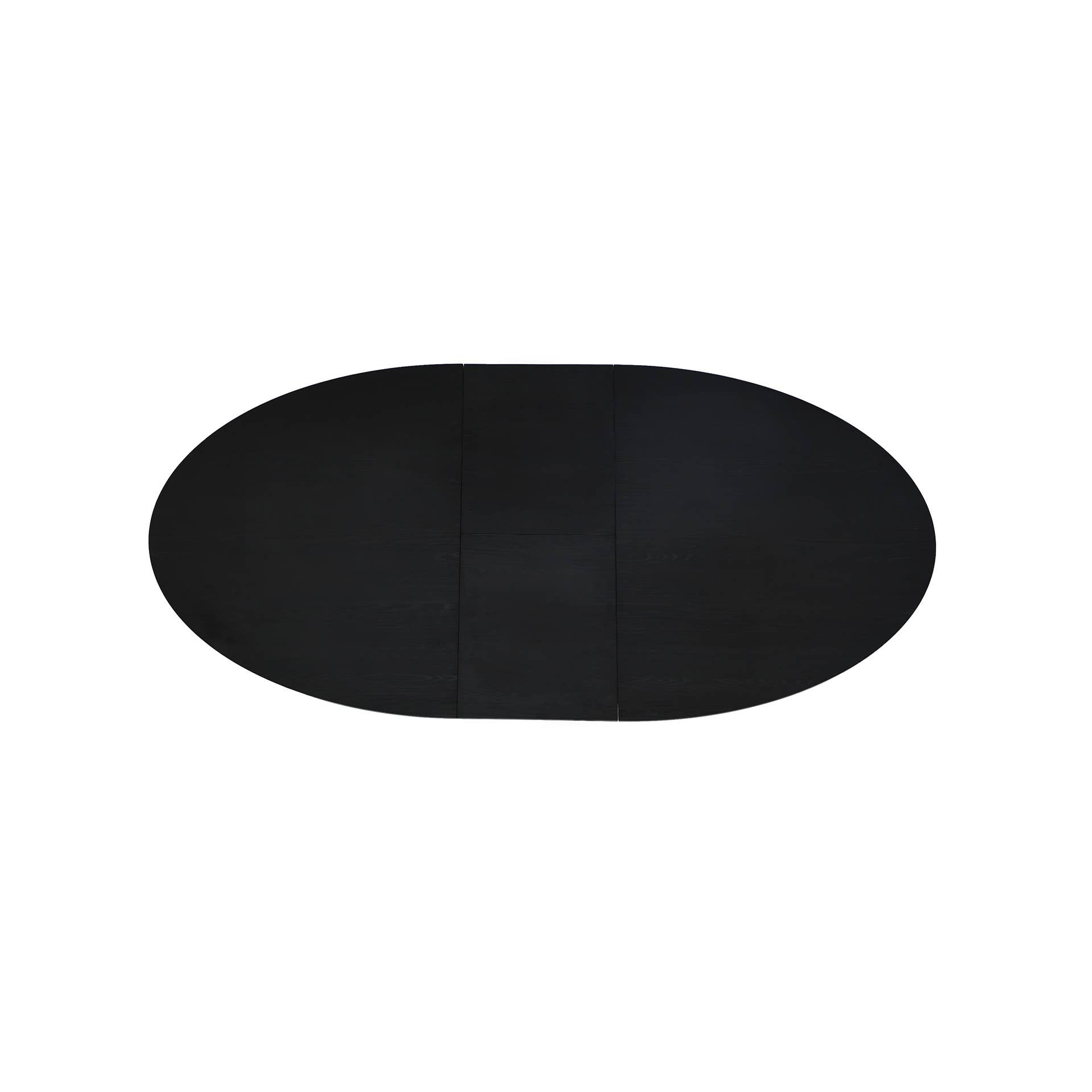 Kodu - Wholesale Side Table - Extendable melamine table in black color, 160x100x76cm1