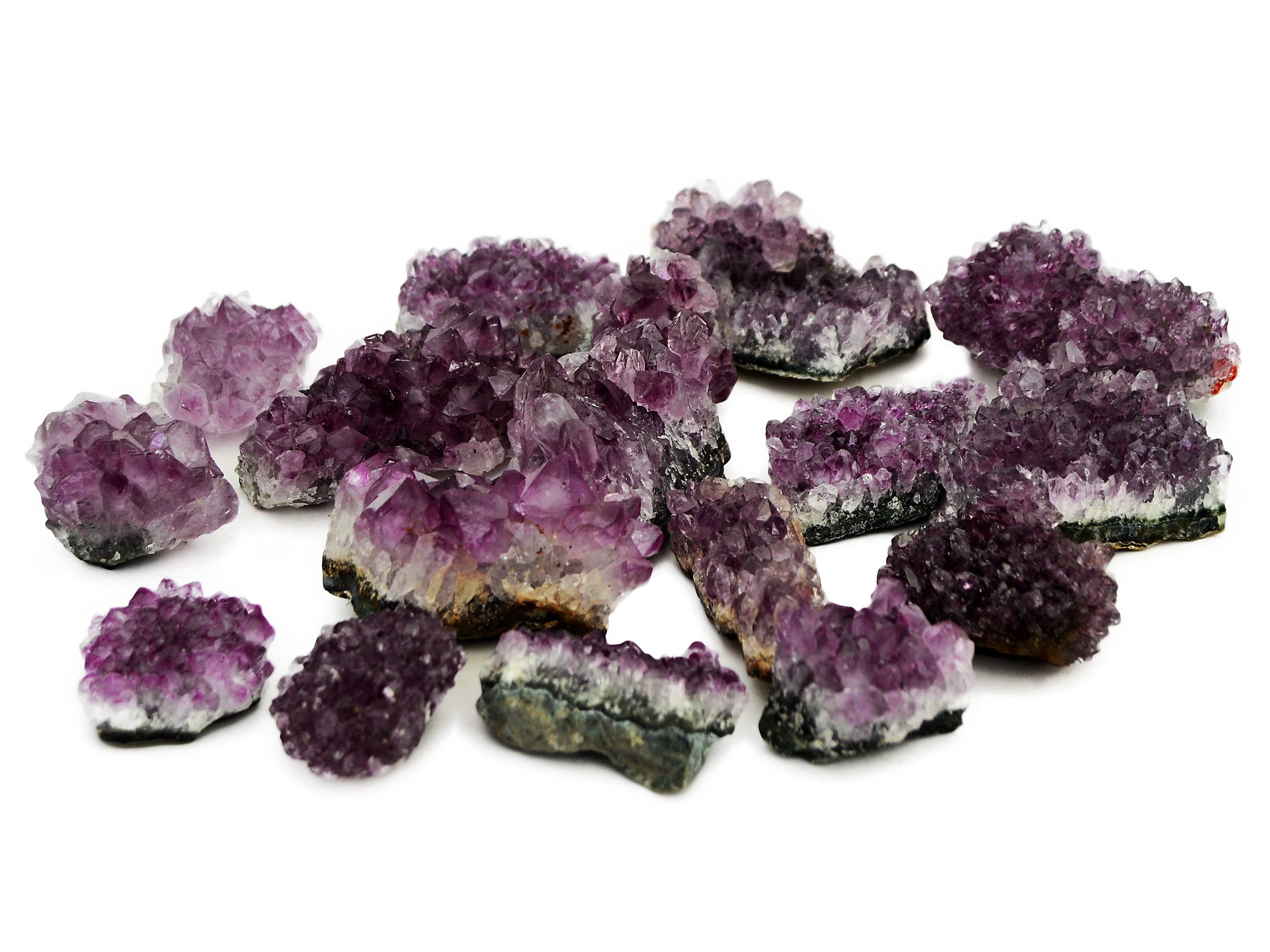 Kaia & Crystals - Wholesale Spiritual Stone/Crystal - Druzy Amethyst (Brazil) AA+ Quality 1 Kg Lot (10-12 Pcs)3