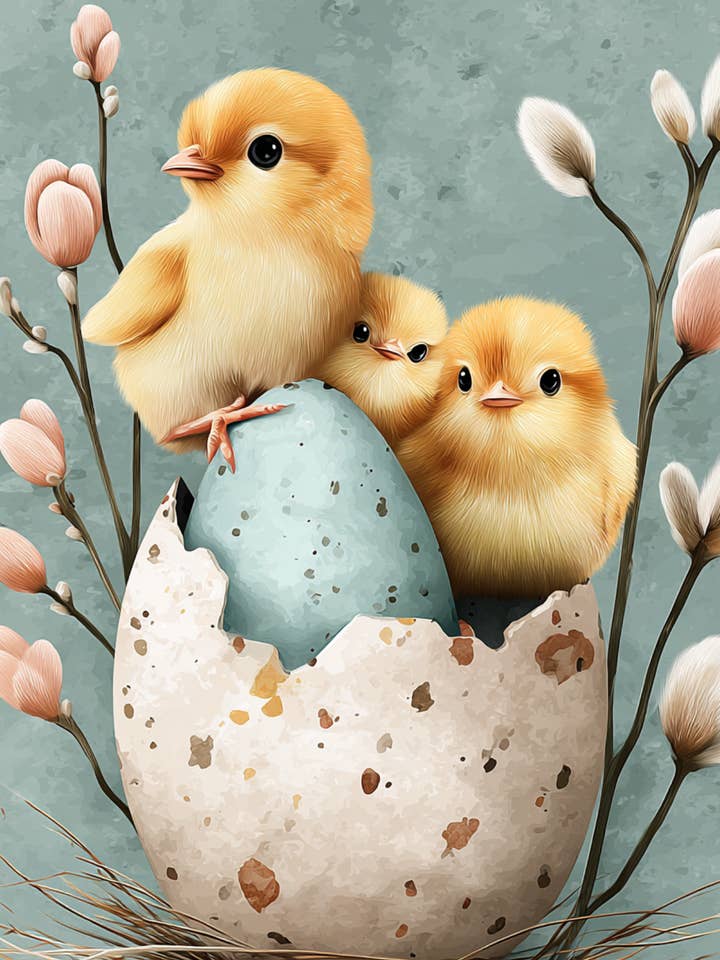Easter Fun: Chicks | Card Fripperies for wholesale by Fripperies