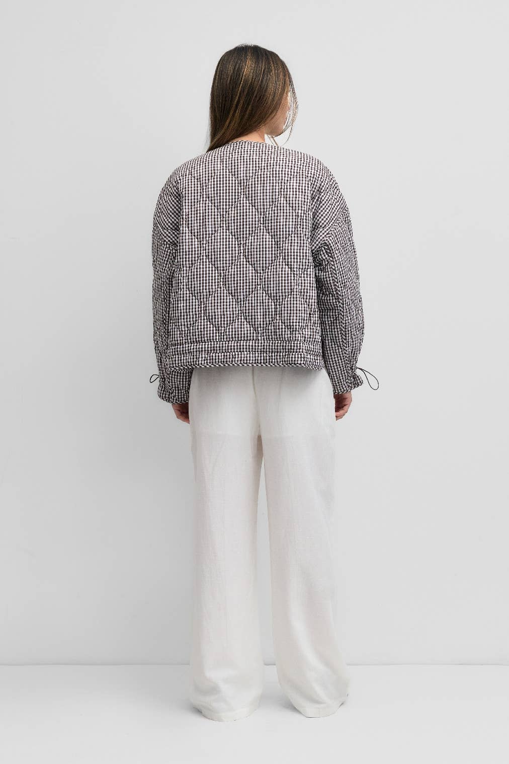 MOD REF - Wholesale Jacket - Women's - The Rochelle Jacket | Women's Quilted Gingham Jacket

22