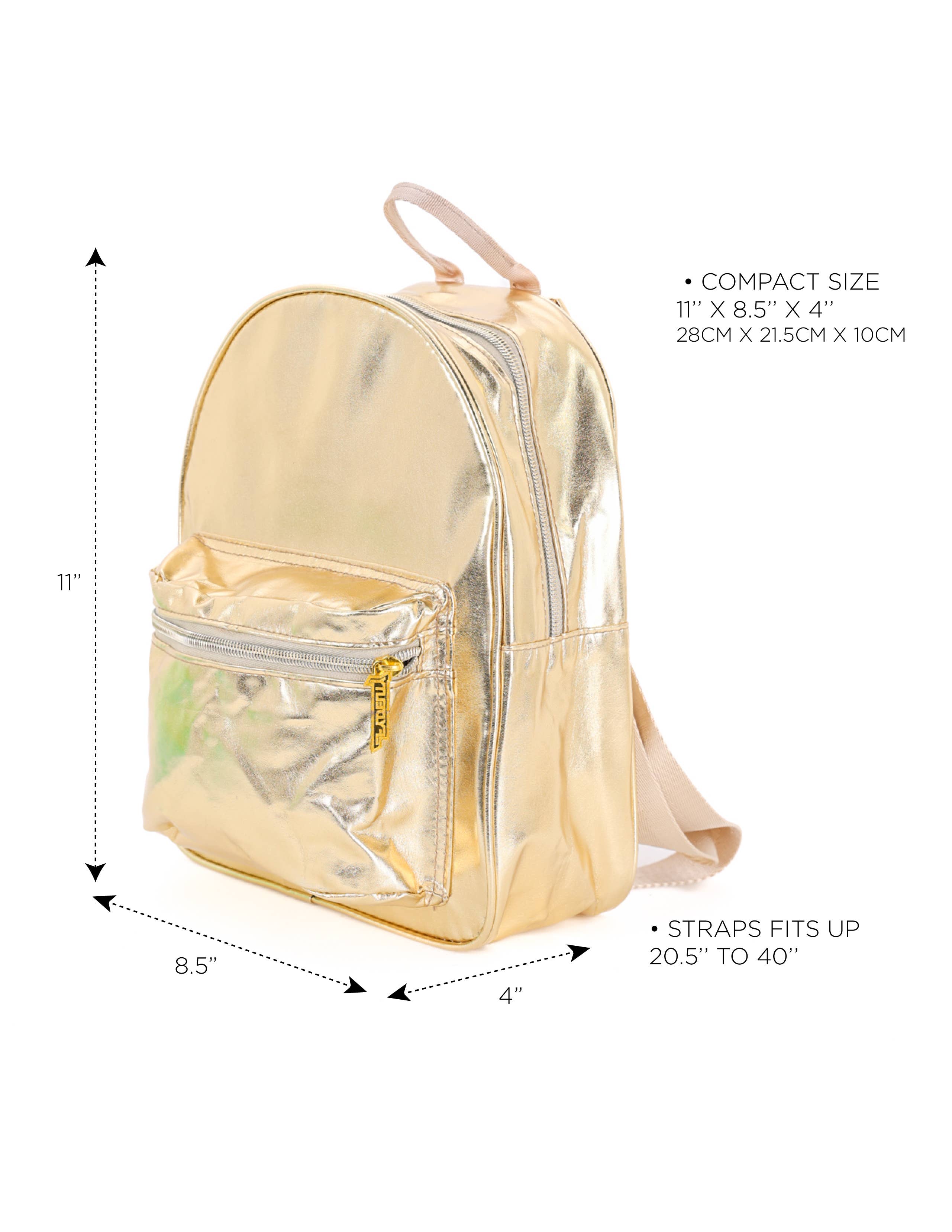 Fydelity - Venta al por mayor Mochila - Mujer - 86201: Mochila | MINI | Oro metalizado2