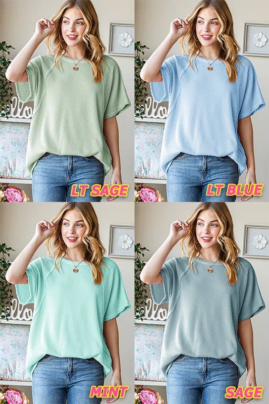 HEIMISH – Engroshandel Tunika - Dame – ET7518-10 MASSIV URBAN RIBBET TOP11