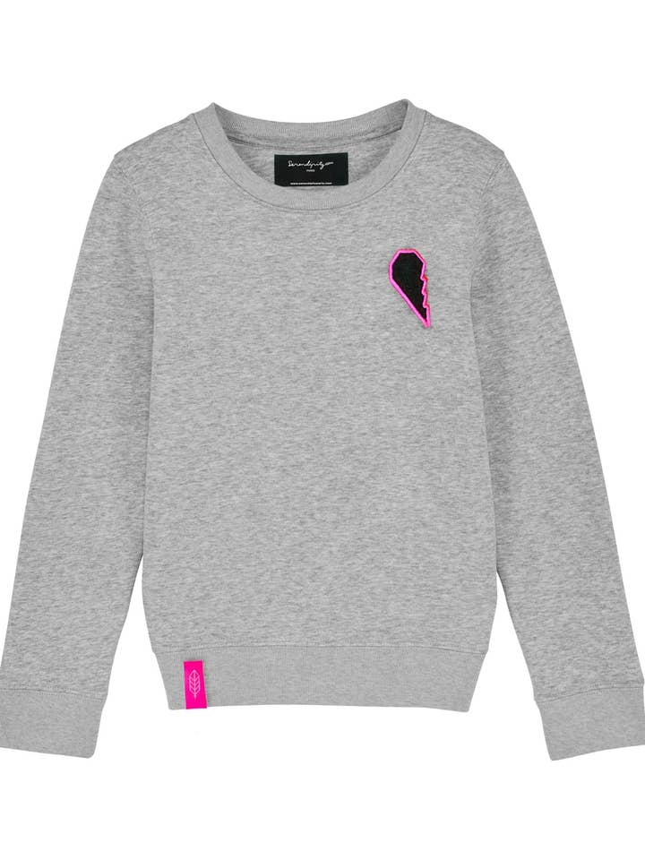 Alter Sweat-Heart - Grau meliert für den Großhandel von Serendipity Paris