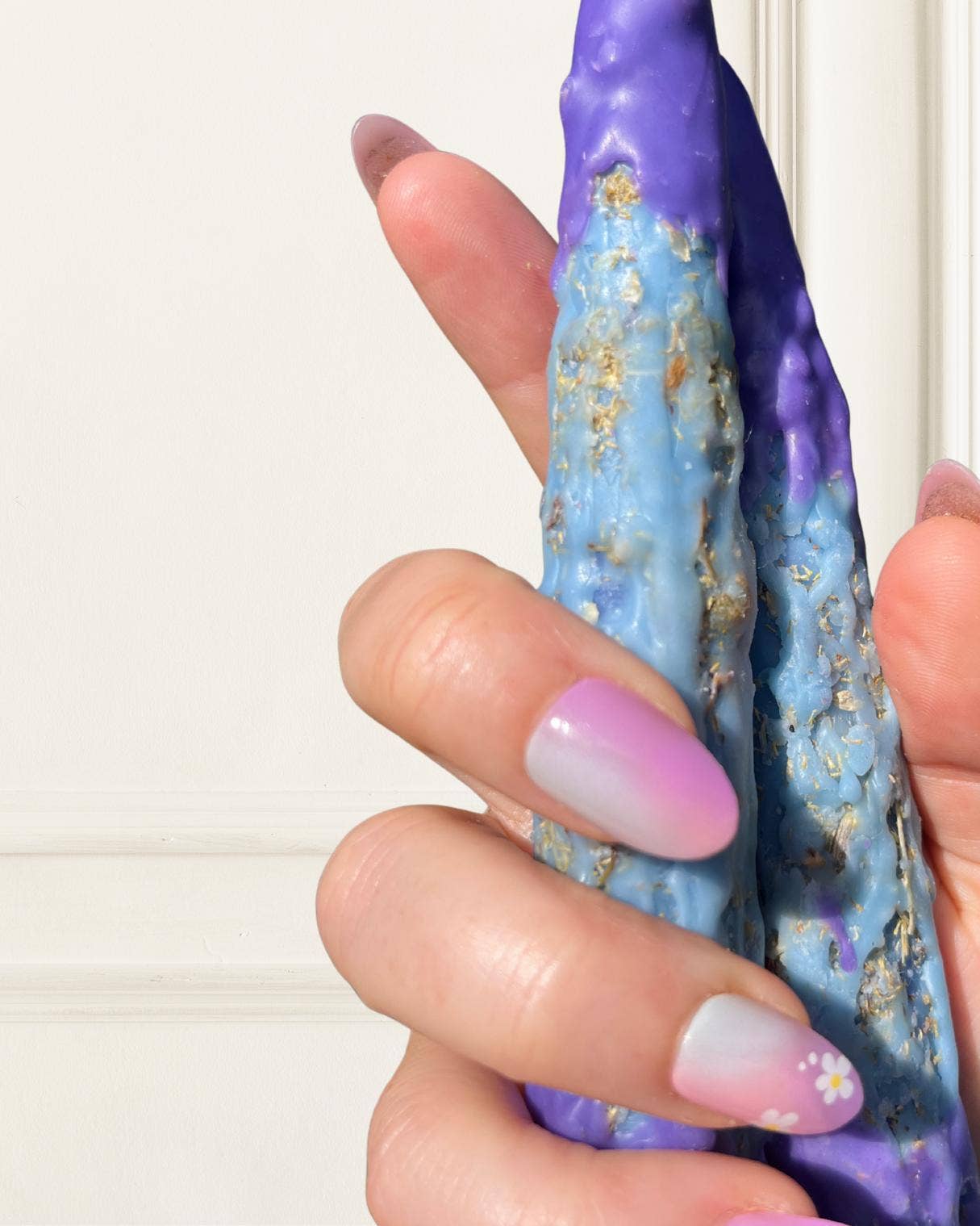 Beauty and the Moon - Wholesale Tapered Candle/Candlestick - Serenity Candle | Anointed Ritual Candle | Dressed Candle2