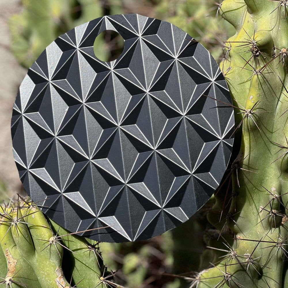 justfans - Vente Éventail - Éventails ronds à motifs tridimensionnels en plastique recyclé6