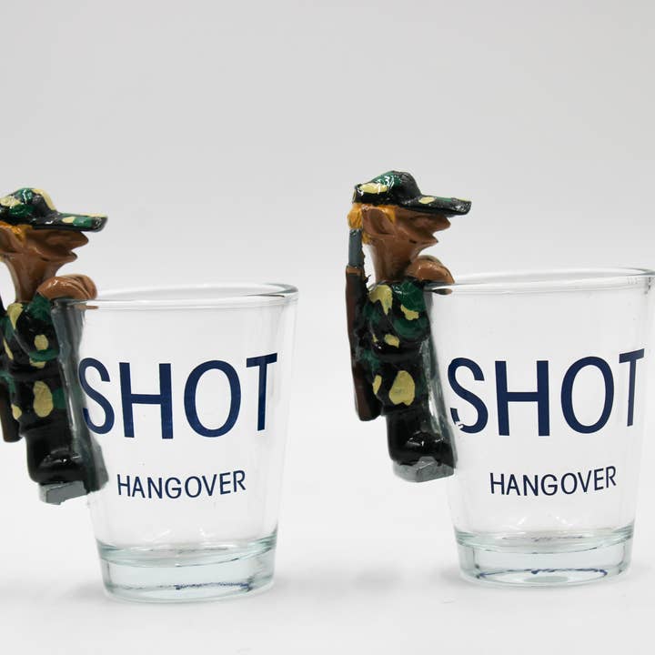 CALIBER GOURMET / CAMPCO - Wholesale Shot Glass - Shot Hangover Shot Glass, Set of 2