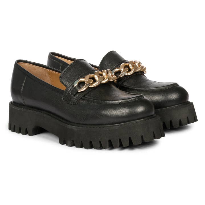 BLACK Saint G Donna - Chunky Loafers for wholesale on Faire