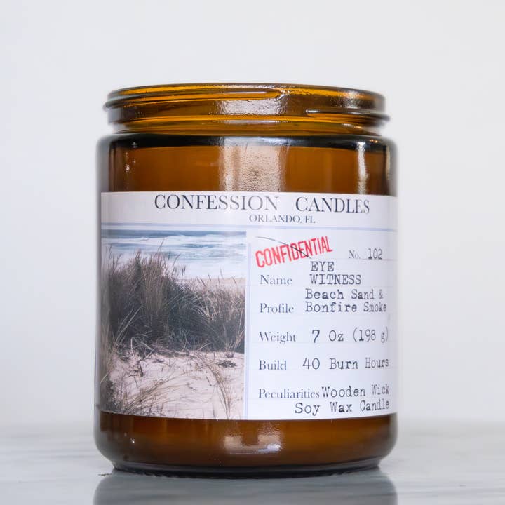 Tarro de vela Eyewitness para venta al por mayor de Confession Candles