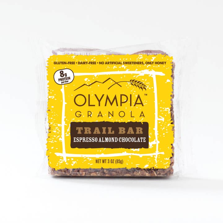 Olympia Granola - Wholesale Snack Bar - Olympia Granola Espresso Almond Chocolate Granola Bar Case