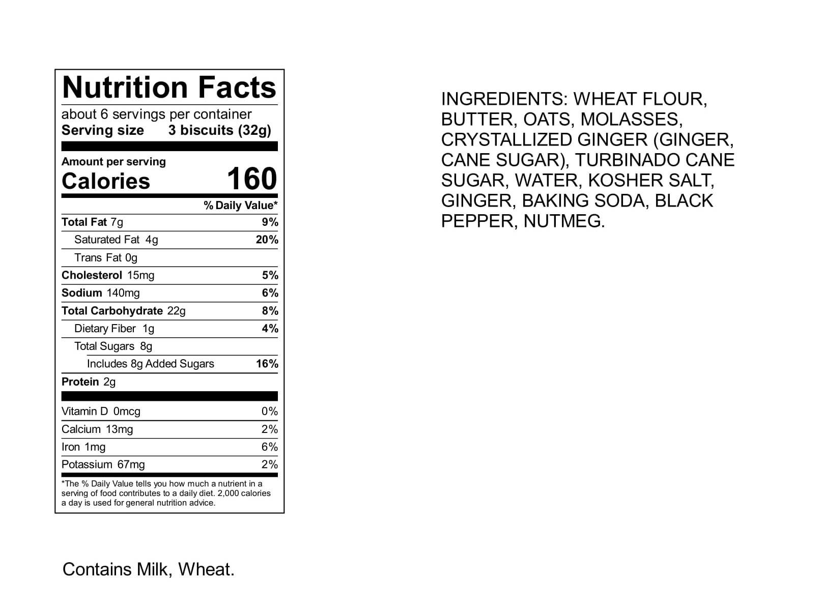 Effies Homemade - Wholesale Cookie - Ginger Biscuit6