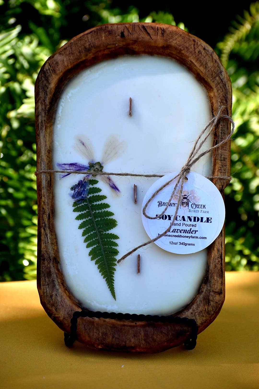 Brown's Creek Honey Farm - Vente Bougie en bocal - Bougie Bol à pâte8
