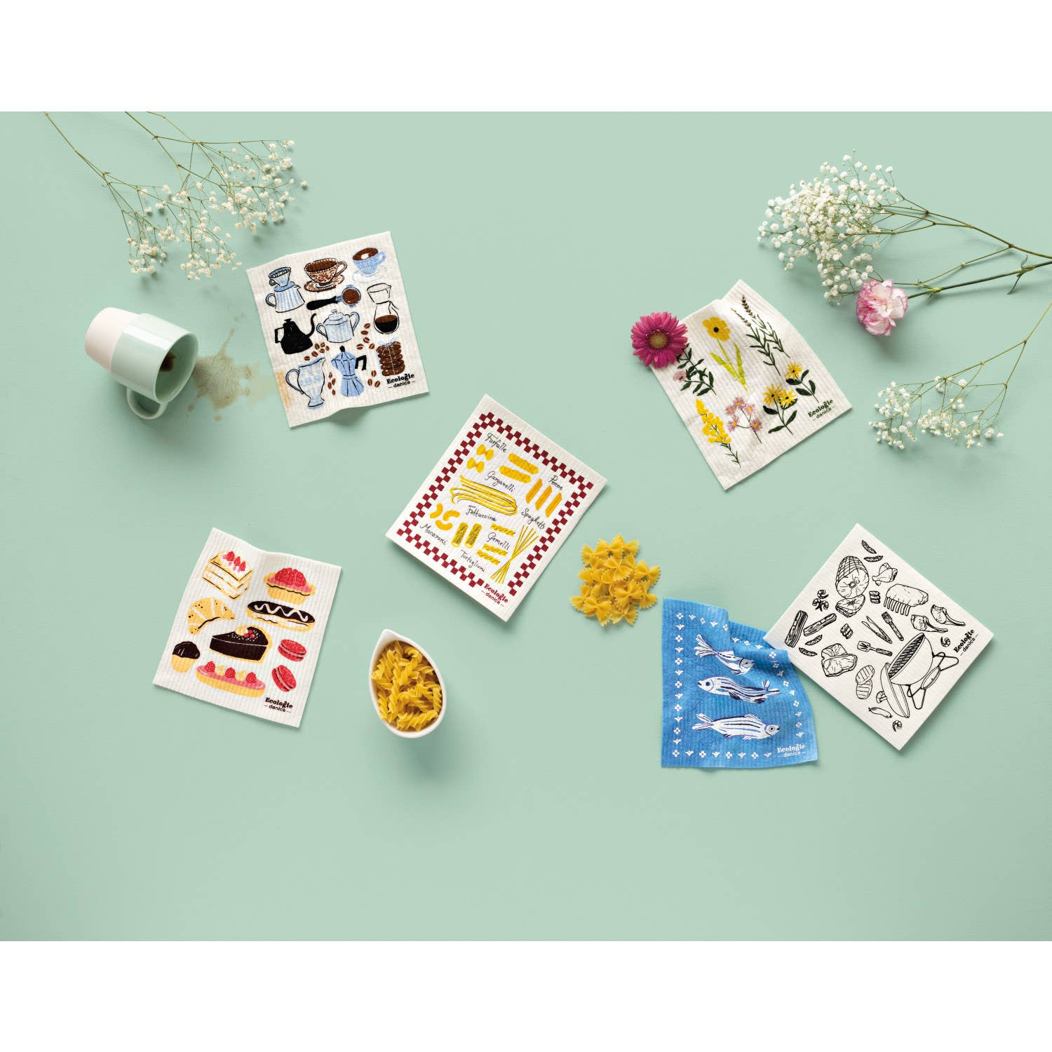 Ecologie - Wholesale Dishcloth - Coffee Break Swedish Dishcloth2