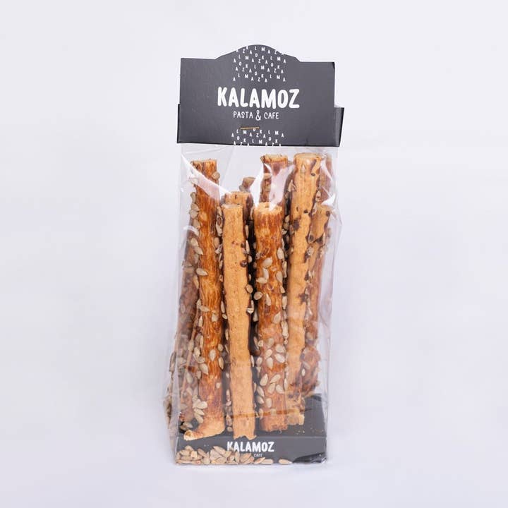 Kalamoz | Salty Sticks with Sunflower Seeds - Turkish Bakery Cekirdekli Cubuk Kraker for wholesale by Aladdin